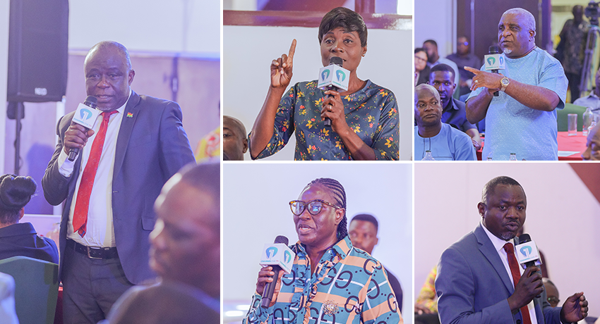 Participants from across government, academia, civil society, and the private sector contribute to the discussion during the Q&A session.